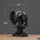 GobekUsa Eagle Statue Resin Ornament for Home and Office Decor, Symbolizing Wealth and Power