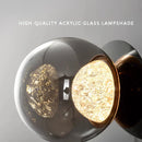 GobekUsa Gray Glass Wall Lights: Modern Luxury Home Decor Fixture for Living Room