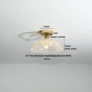 GobekUsa Glass LED Ceiling Light for Corridor Balcony Modern Indoor Lighting