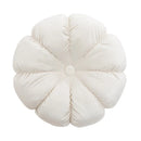 GobekUsa 3D Flowers Pillows - White Petal Cushions for Home Decor in 50x50cm Size