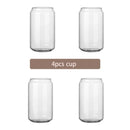 GobekUsa Glass Cup Set with Bamboo Lid: Bubble Tea, Coffee, Wine, Milk Tea Mug.