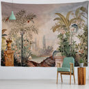 GobekUsa Banana Leaf Tapestry Wall Hanging Psychedelic Hippie Tapiz Boho Room Decor