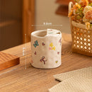 GobekUsa Bowknot Pattern Porcelain Coffee Mug, Cute Cartoon Design, Ideal for Tea and Juice.