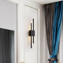 GobekUsa Gold Tube Wall Sconce Iron Acrylic Modern Bedroom Living Room Lamps