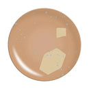 GobekUsa Korean Style Round Bamboo Fiber Dining Plate for Desserts, Fruits, and Cakes