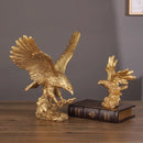GobekUsa Dapeng Eagle Wings Resin Art Statue Ornament for Home and Office Decor