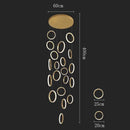GobekUsa LED Pendant Lights: Modern Simplicity for Living Room, Dining Area, Staircase Chandelier