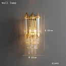 GobekUsa Gold Amber Crystal Chandelier Lights Modern Room Decor Hanging Lamp