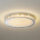 GobekUsa Crystal LED Ceiling Lamp: Luxury Golden Glossy Lighting Fixture for Living Room