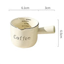 GobekUsa Espresso Measuring Cup with Scale, Milk Pitcher, and Latte Mixer