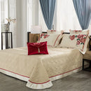 GobekUsa 200S Embroidery Egyptian Cotton Bedding Set - Queen King Linens