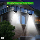 GobekUsa 100LED Solar Powered Outdoor Wall Lamp with PIR Motion Sensor