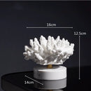 GobekUsa Coral Crystal Tree Glass Vase Metal Frame Resin Ocean Figurines, Home Decor