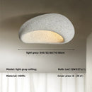 GobekUsa Khmara E27 Ceiling Light: Nordic Wabi Sabi Art for Home Living Room Décor