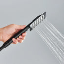 GobekUsa Black Stainless Steel Handheld Shower Head for Hot and Cold Water