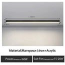 GobekUsa Black Linear LED Ceiling Lamp for Living Room, Aisle, Dining Room