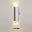 GobekUsa LED Wall Lamp for TV Background Up and Down Light in Bedrooms
