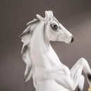 GobekUsa Horse Statue: Morden Art Resin Figurine for Home/Office Decor, 36cm Sculpture Shelf Ornament