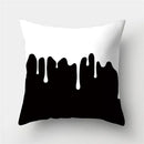 GobekUsa Geometric Stripes Pillowcase 45x45cm Polyester Cushion Cover for Living Room