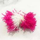 GobekUsa 200pcs Mixed Rose Red Flower Cherry Stamen Berries Bundle for DIY Decor