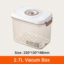 GobekUsa Fresh-Keeping Vacuum Canister: Large Capacity Food Organizer.