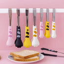 GobekUsa Cat Paw Stainless Steel Food Tongs Kitchen Gadgets