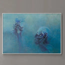 GobekUsa Beksinski Prints: Surreal Gothic Art Poster, Psychedelic Characters, Polish Surrealism
