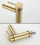 GobekUsa Gold Basin Faucet: Stainless Steel Single Handle Mixer for Bathroom and Kitchen
