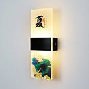GobekUsa Acrylic Shade LED Square Wall Lamp for Home Decor