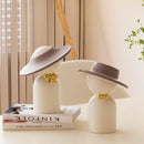 GobekUsa Abstract Couple Bust Sculpture: Modern Decorative White Statue for Stylish Home Decor