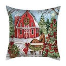GobekUsa Christmas Cushion Cover Set - Festive Xmas Decor for Living Room Sofa