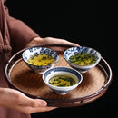 GobekUsa Ceramic Kung Fu Tea Cup, Japanese Style Porcelain Espresso Coffee Cup
