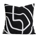 GobekUsa Jungle Plant Raccoon Embroidered Throw Pillow Cover for Couch Sofa Bed