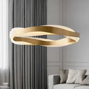 GobekUsa Black Circle Chandelier Luxury Pendant Light for Home Decor