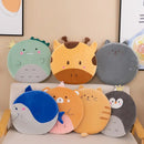 GobekUsa Animal Print Round Office Chair Cushion with Memory Foam & Velvet Cover