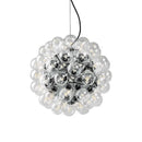 GobekUsa Glass Dandelion LED Chandelier in Black Gold For Modern Spaces