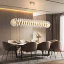 GobekUsa Coral Flower Crystal Chandelier: Modern Luxury LED Pendant Lighting for Home