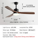GobekUsa 52" DC Motor Ceiling Fan with LED Light & Remote Control