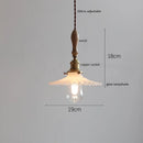 GobekUsa Ceramic LED Pendant Light: 30CM, Home Decor, Bedroom, Living Room, Dinning, Wood & Copper Socket