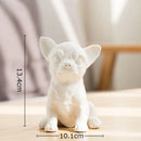 GobekUsa French Bulldog Ceramic Sculpture Miniature Figurine Desk Decoration Ornament