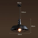 GobekUsa Iron Pendant Lights: Rural Retro Personalized Pot Lid Chandelier
