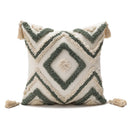 GobekUsa Geometric Embroidery Boho Cushion Cover Sofa Decorative Pillowcase Canvas Cotton