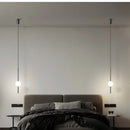 Nordic Acrylic Globe Pendant Light in Black or Gold
