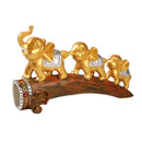 GobekUsa Elephant Resin Ornament: Elegant Living Room Sculpture & Home Office Decor