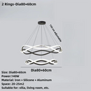 GobekUsa Black Geometric LED Ring Chandelier for Elegant Spaces