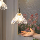 GobekUsa Brass LED Wall Sconce Clear Glass Pull Chain Switch Modern Vanity Light