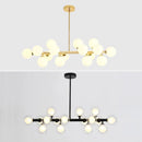 GobekUsa Gold LED Chandelier, Modern Pendant Light for Living Room, Kitchen, Bedroom, Dining Room