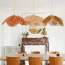 GobekUsa Colorful Petal Fabric Art Chandelier Pendant Lights