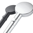 GobekUsa 5-Function Shower Head with Stop Button, 10cm Panel, Silicone Gel Holes
