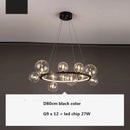 GobekUsa Glass Ball G9 LED Chandelier: Modern Minimalist Nordic Design